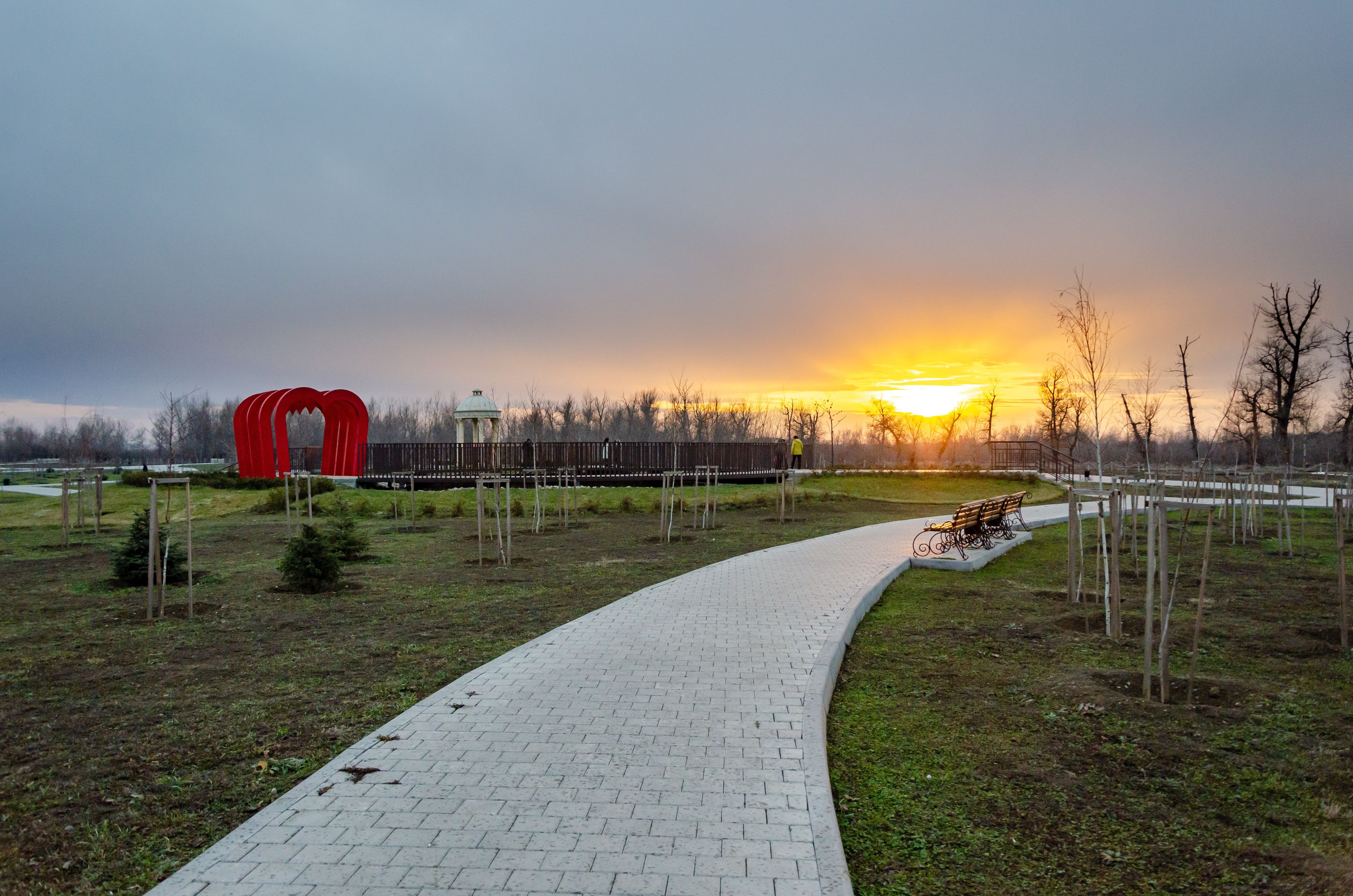 Парк на речке 8 января 2021г.