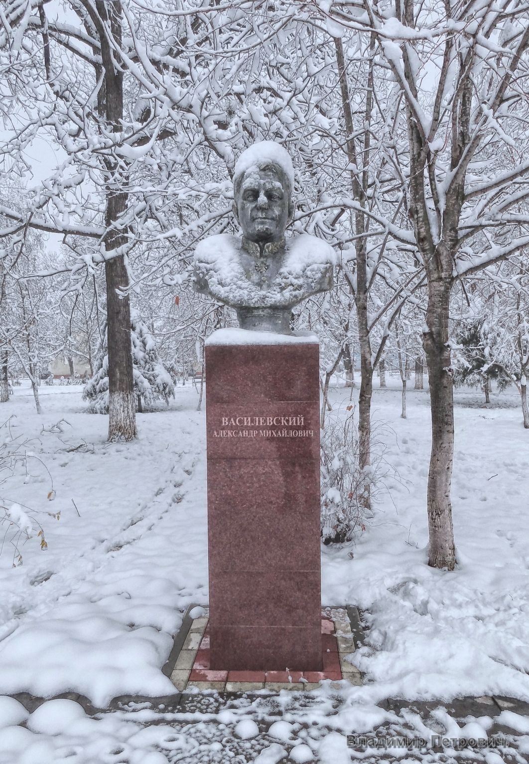 Бюст маршалу Советского Союза А.М. Василевскому