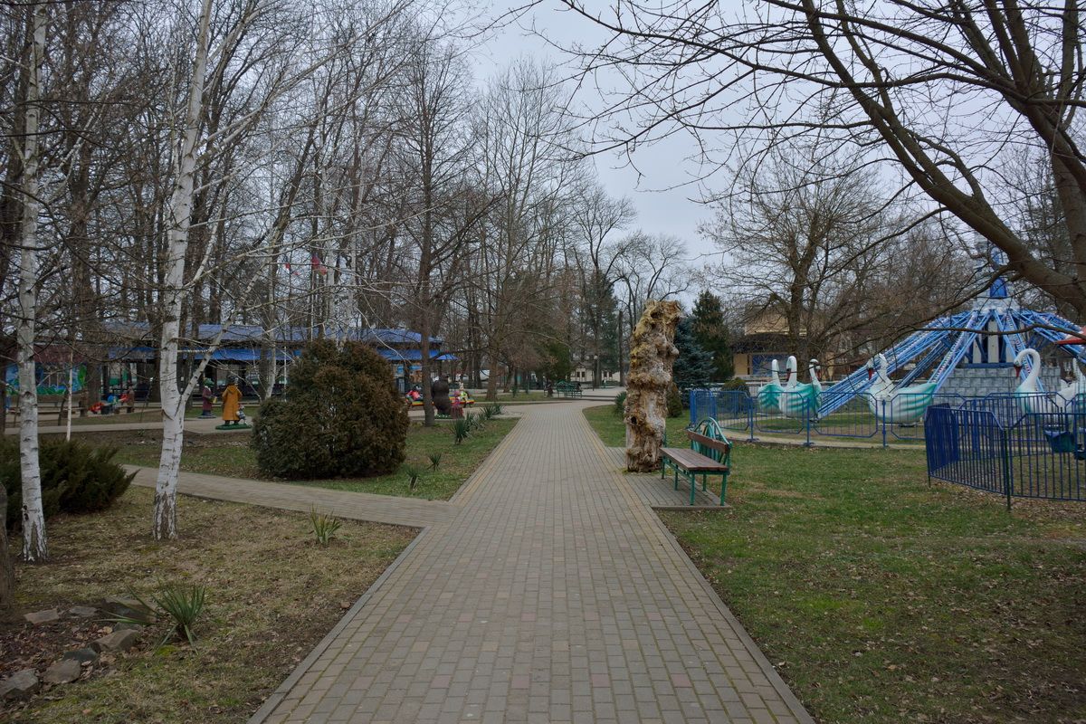Парк белореченск на набережной
